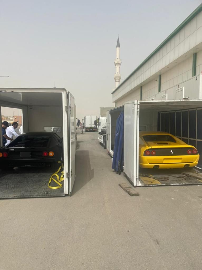 شحن السيارات إلى قطر